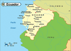 ecuador mappa