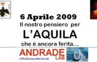 6 Aprile 2009; il nostro pensiero per L'Aquila che è ancora ferita