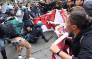 Tensione e scontri a Torino; cortei di contestazione contro il G7